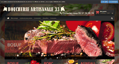 Desktop Screenshot of boucherie-artisanale-33.com